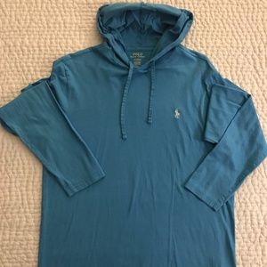 Ralph Lauren cotton long sleeve hooded tee